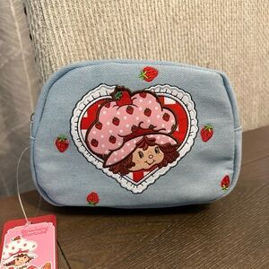 NWT Strawberry‎ Shortcake Gingham Denim Embroidered Belt Bag Concept One